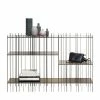 Metrica Console - / 125 X 84 Cm - Steel & Glass - Mogg 2 Metrica Console - / 125 X 84 Cm - Steel & Glass - Mogg -Coffee Tables Sales Shop console metrica brushed madeindesign 305247 product800