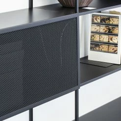 Crate - With Grilled Door / For Easy Irony Bookcase - L 100 Cm - Zeus -Coffee Tables Sales Shop crate copper coated brass grilled door madeindesign 401390 product800