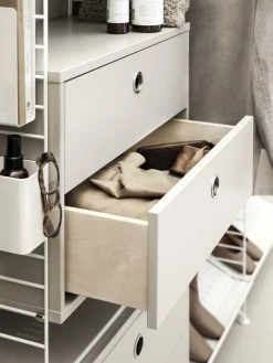 String® System Crate - / 2 Drawers - L 58 X D 30 Cm - String Furniture 9 String® System Crate - / 2 Drawers - L 58 X D 30 Cm - String Furniture -Coffee Tables Sales Shop crate stringr system beige madeindesign 319204 product800