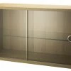 String® System Crate - 2 Glass Doors - L 78 Cm - String Furniture -Coffee Tables Sales Shop crate stringr system oak glass madeindesign 259500 product800