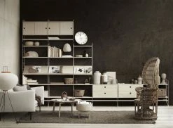 String® System Crate - / 2 Doors - L 78 X D 20 Cm - String Furniture 8 String® System Crate - / 2 Doors - L 78 X D 20 Cm - String Furniture -Coffee Tables Sales Shop crate stringr system stained black madeindesign 291247 product800