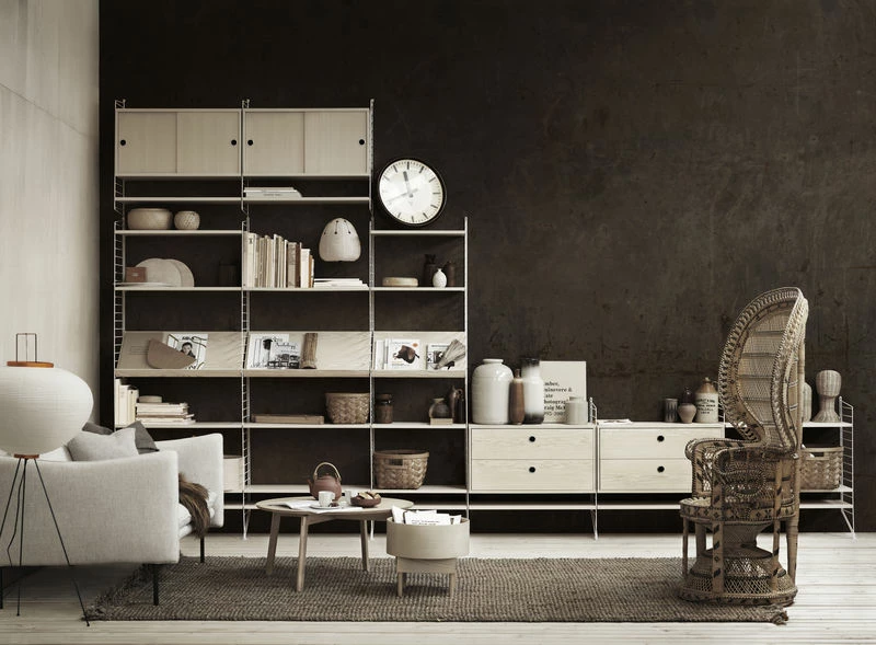 String® System Crate - / 2 Doors - L 78 X D 20 Cm - String Furniture 5 String® System Crate - / 2 Doors - L 78 X D 20 Cm - String Furniture - Image 3