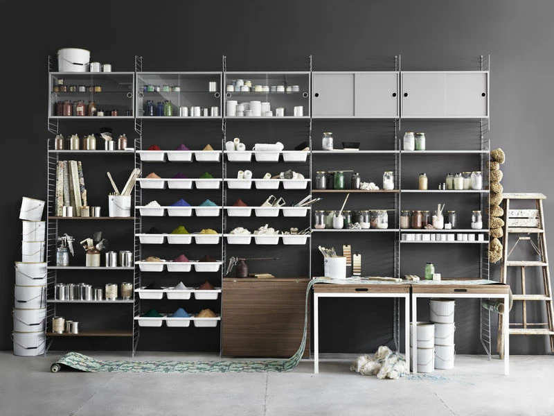 String® System Crate - / 2 Doors - L 78 X D 20 Cm - String Furniture 6 String® System Crate - / 2 Doors - L 78 X D 20 Cm - String Furniture - Image 4