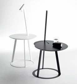Albino End Table - With LED Lamp Integrated - Horm -Coffee Tables Sales Shop end table albino black madeindesign 159181 product800