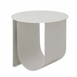 Cher End Table - / Ø 43 Cm - Metal / Built-in Magazine Holder - Bloomingville