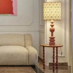 Clarita End Table - / Ø 45 X H 52 Cm - Wood With Hand-painted Designs - POPUS EDITIONS 7 Clarita End Table - / Ø 45 X H 52 Cm - Wood With Hand-painted Designs - POPUS EDITIONS -Coffee Tables Sales Shop end table clarita terracotta madeindesign 397582 product800