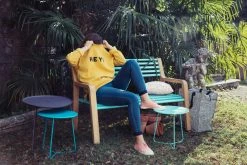 Cocotte End Table - / Stool - Ø 34 X H 36 Cm - Fermob 9 Cocotte End Table - / Stool - Ø 34 X H 36 Cm - Fermob -Coffee Tables Sales Shop end table cocotte ocean blue madeindesign 293667 product800