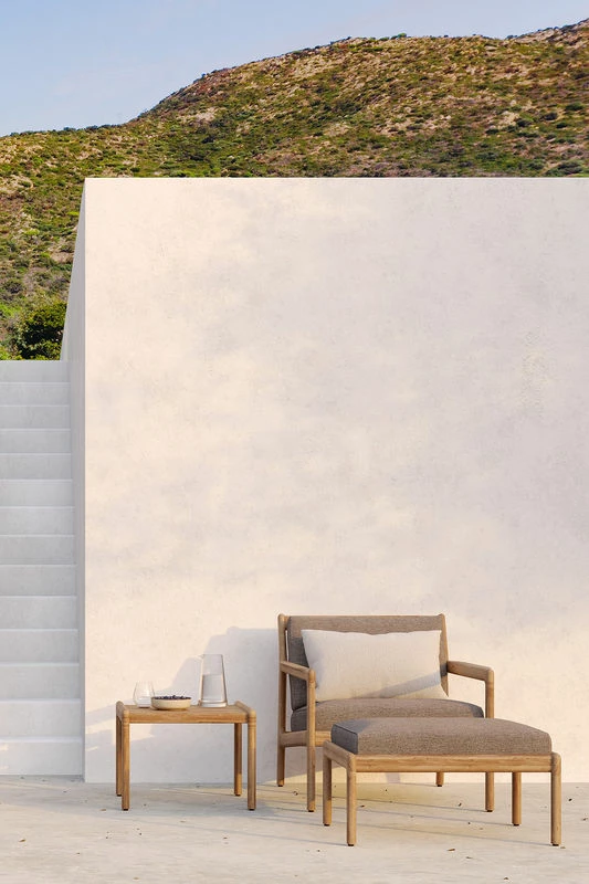 Jack Outdoor End Table - / 54 X 54 Cm - Teak - Ethnicraft 6 Jack Outdoor End Table - / 54 X 54 Cm - Teak - Ethnicraft - Image 4