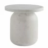 Juju End Table - Stool - Marble Effect - Ø 52 Cm - Serralunga -Coffee Tables Sales Shop end table juju white marble madeindesign 276706 product800