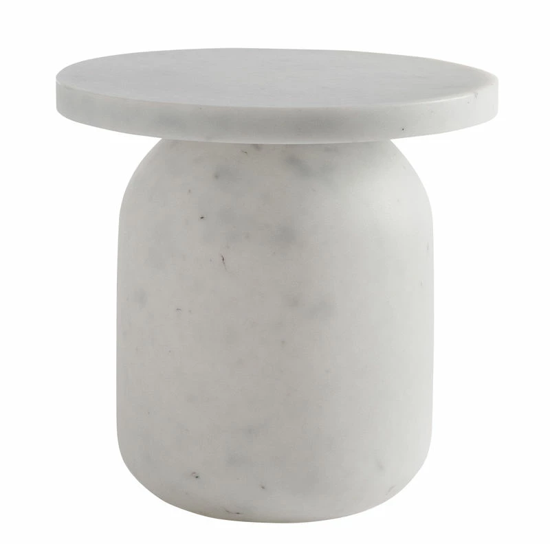 Juju End Table - Stool - Marble Effect - Ø 52 Cm - Serralunga 3 Juju End Table - Stool - Marble Effect - Ø 52 Cm - Serralunga