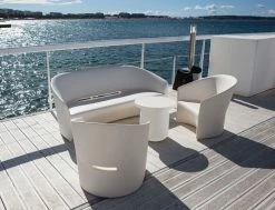 Juju End Table - Stool - Marble Effect - Ø 52 Cm - Serralunga 6 Juju End Table - Stool - Marble Effect - Ø 52 Cm - Serralunga -Coffee Tables Sales Shop end table juju white marble madeindesign 276707 product800