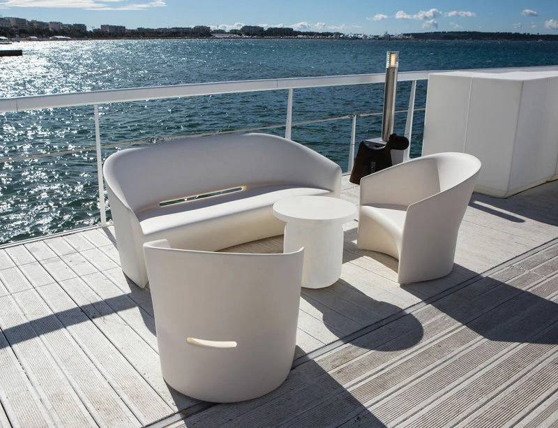 Juju End Table - Stool - Marble Effect - Ø 52 Cm - Serralunga 4 Juju End Table - Stool - Marble Effect - Ø 52 Cm - Serralunga - Image 2