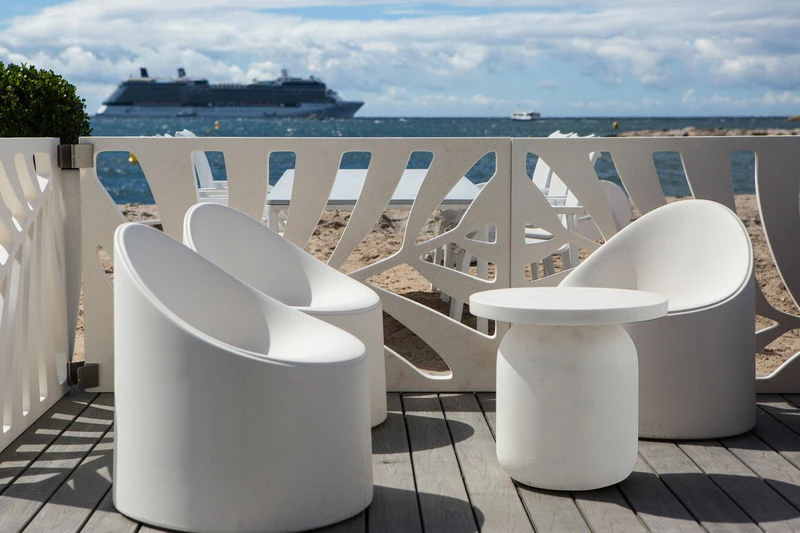 Juju End Table - Stool - Marble Effect - Ø 52 Cm - Serralunga 5 Juju End Table - Stool - Marble Effect - Ø 52 Cm - Serralunga - Image 3