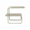 Level End Table - / 55 X 35 Cm - Metal - Ferm Living -Coffee Tables Sales Shop end table level cashmere beige madeindesign 356338 product800