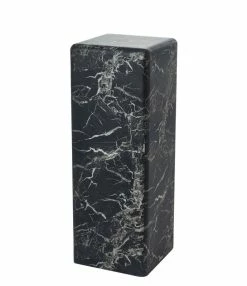 Marble Look Large End Table - / H 91 Cm – Marble Effect - Pols Potten