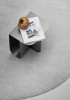 Mass End Table - / 40 X 30 Cm - Metal / Built-in Magazine Rack - Northern -Coffee Tables Sales Shop end table mass brushed steel madeindesign 351722 product800