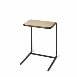 N701 End Table - / Solid Oak & Metal - 40 X 25 Cm - Ethnicraft