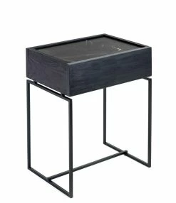 Nero End Table - With Drawer - Marble - L 40 X H 52 Cm - Serax