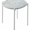 Niobe End Table - Marble/ 48 X 46 Cm - Zanotta -Coffee Tables Sales Shop end table niobe white marble white leg madeindesign 276522 product800