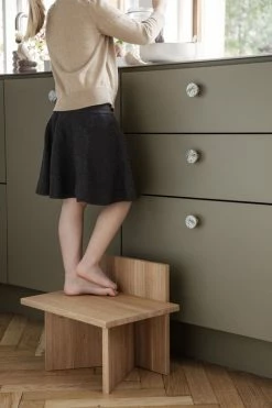 Oblique End Table - / End Table - Wood / 40 X 29 Cm - Ferm Living -Coffee Tables Sales Shop end table oblique oak madeindesign 340547 product800