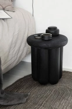 Phant End Table - / Wood - Ø 38 X H 43 Cm - House Doctor -Coffee Tables Sales Shop end table phant black madeindesign 346091 product800