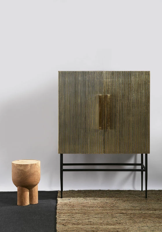 Pile End Table - / End Table - Hand-sculpted Wood - Pols Potten 5 Pile End Table - / End Table - Hand-sculpted Wood - Pols Potten - Image 3