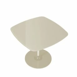 Thierry End Table - / 50 X 50 X H 40 Cm - Glass - Kartell -Coffee Tables Sales Shop end table thierry white madeindesign 401445 product800