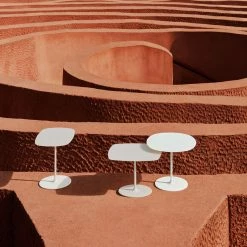 Thierry End Table - / 50 X 50 X H 40 Cm - Glass - Kartell -Coffee Tables Sales Shop end table thierry white madeindesign 401450 product800