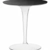 Tip Top Glass End Table - Glass Top - Kartell -Coffee Tables Sales Shop end table tip top glass black cristal leg madeindesign 265510 product800