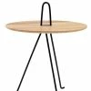 Tipi End Table - / ร 42 X H 37 Cm - Oak - Objekto 2 Tipi End Table - / ร 42 X H 37 Cm - Oak - Objekto -Coffee Tables Sales Shop end table tipi natural oak black leg madeindesign 267926 product800
