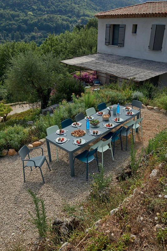 Ribambelle Extending Table - / L 149 To 234 Cm - 6 To 10 People - Fermob 4 Ribambelle Extending Table - / L 149 To 234 Cm - 6 To 10 People - Fermob - Image 2