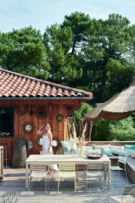 Ribambelle Extending Table - / L 149 To 234 Cm - 6 To 10 People - Fermob 4 Ribambelle Extending Table - / L 149 To 234 Cm - 6 To 10 People - Fermob - Image 2