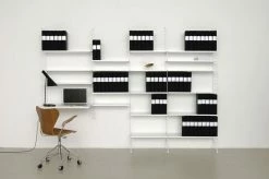 String® System Floor Mount - / Set Of 2 - String Furniture -Coffee Tables Sales Shop floor mount stringr system white madeindesign 226222 product800