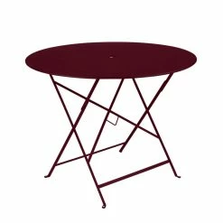 Bistro Foldable Table - / Ø 96 Cm - 5-seater / Parasol Hole - Fermob
