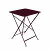 Bistro Foldable Table - / 57 X 57 Cm - Steel / Two-seater - Fermob -Coffee Tables Sales Shop foldable table bistro black cherry madeindesign 384798 product800