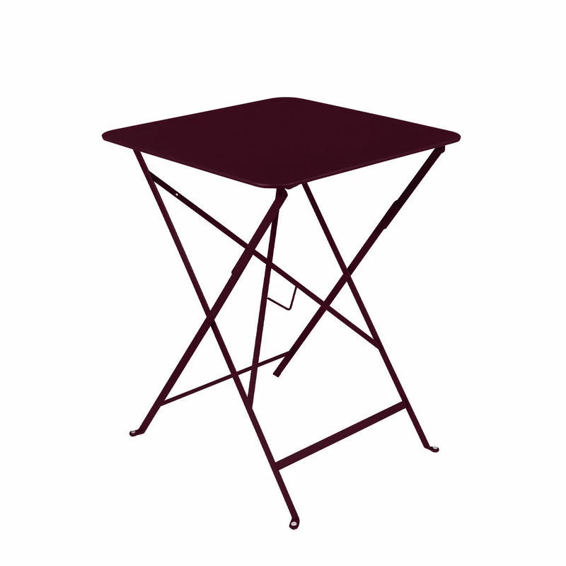 Bistro Foldable Table - / 57 X 57 Cm - Steel / Two-seater - Fermob 3 Bistro Foldable Table - / 57 X 57 Cm - Steel / Two-seater - Fermob