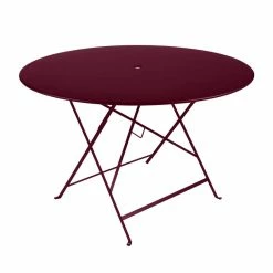 Bistro Foldable Table - / Ø 117 Cm - 6/8-seater - Parasol Hole - Fermob