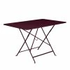 Bistro Foldable Table - / 117 X 77 Cm - 6 People - Parasol Hole - Fermob