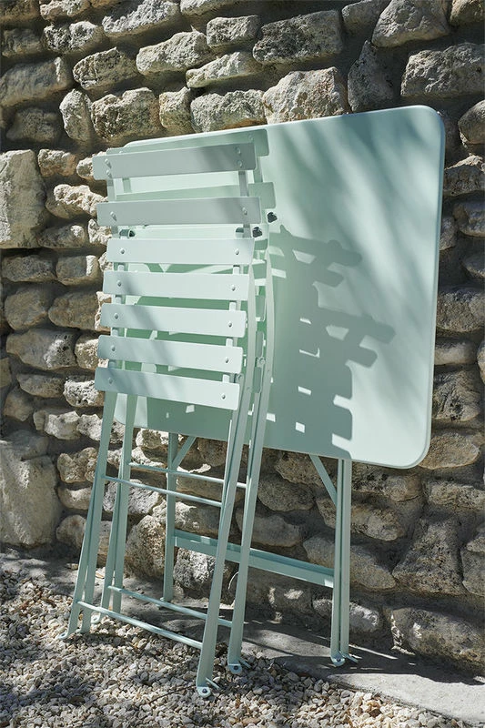 Bistro Foldable Table - / 117 X 77 Cm - 6 People - Parasol Hole - Fermob 6 Bistro Foldable Table - / 117 X 77 Cm - 6 People - Parasol Hole - Fermob - Image 4