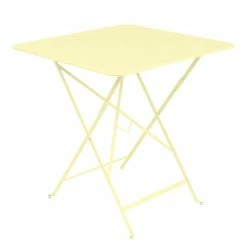 Bistro Foldable Table - / 71 X 71 Cm - Hole For Parasol - Fermob