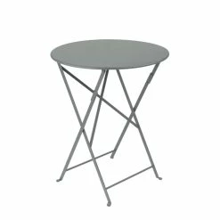 Bistro Foldable Table - / Ø 60 Cm - Steel / 2 People - Fermob