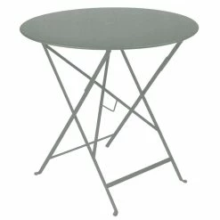Bistro Foldable Table - /Ø 77 Cm - Parasol Hole - Fermob
