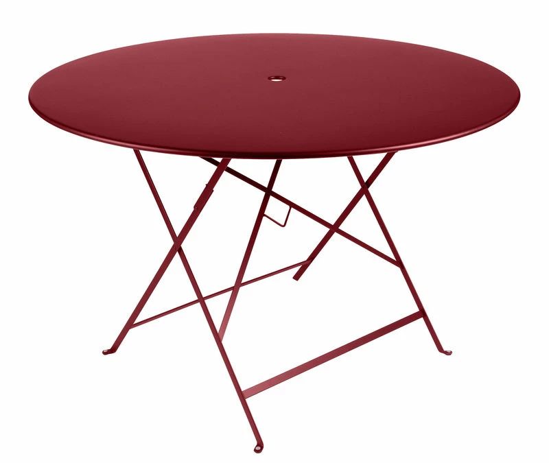 Bistro Foldable Table - Ø 117 Cm - 6/8 People - Umbrella Hole - Fermob 3 Bistro Foldable Table - Ø 117 Cm - 6/8 People - Umbrella Hole - Fermob