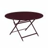 Caractère Foldable Table - / Ø 128 Cm - 7-seater - Fermob -Coffee Tables Sales Shop foldable table caractere black cherry madeindesign 386061 product800