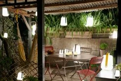 Caractère Foldable Table - / Ø 128 Cm - 7-seater - Fermob 7 Caractère Foldable Table - / Ø 128 Cm - 7-seater - Fermob -Coffee Tables Sales Shop foldable table caractere black cherry madeindesign 386169 product800