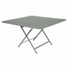 Caractère Foldable Table - / 128 X 128 Cm - Fermob -Coffee Tables Sales Shop foldable table caractere gris lapilli madeindesign 405327 product800