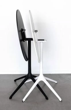 Elephant Foldable Table - Ø 90 Cm - Kristalia -Coffee Tables Sales Shop foldable table elephant noir madeindesign 266780 product800