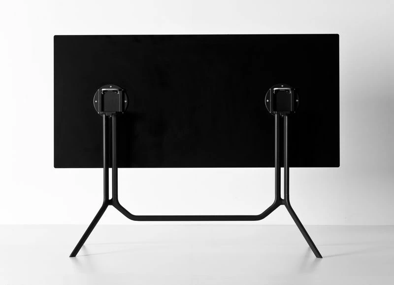 Poule Double Foldable Table - 120 X 60 Cm - Foldable Top - Kristalia 4 Poule Double Foldable Table - 120 X 60 Cm - Foldable Top - Kristalia - Image 2