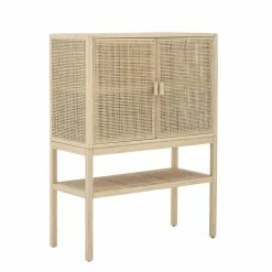 Sanna High Dresser - / L 90 X H 120 Cm - Rattan Canework - Bloomingville -Coffee Tables Sales Shop high dresser sanna natural madeindesign 333809 product800