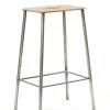 Adam Cuir High Stool - / H 65 Cm - Frama -Coffee Tables Sales Shop high stool adam cuir h 65 cm beige leather steel madeindesign 321063 product800